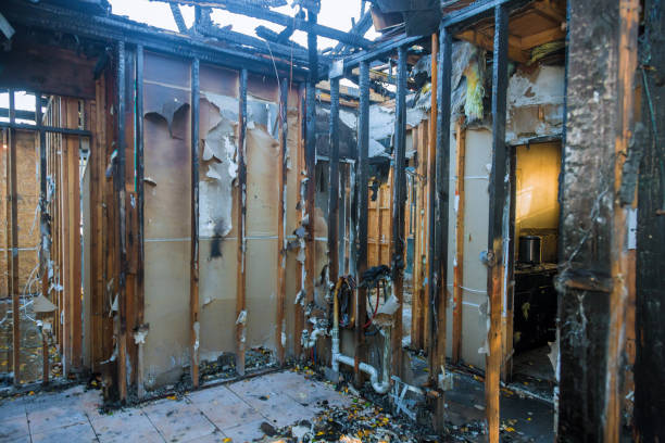 Professional Soot Cleanup technician working in Longview Heights, WA